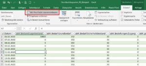 Mit PivotTable zusammenfassen